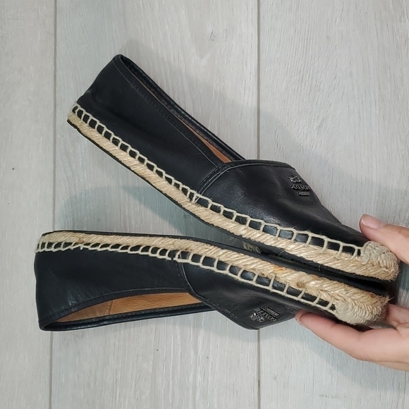 coach Womens Rhodelle Soft Lambskin Leather Espadrille Flat Loafer shoes 8.5 - Picture 8 of 10